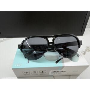 Aviator Bluetooth Sun Glasses UV and Waterproof in color Black